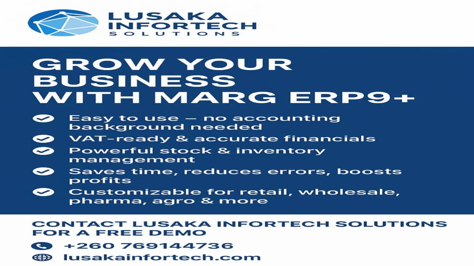 Top Benefits of Using Marg ERP9+ for Zambian Businesses