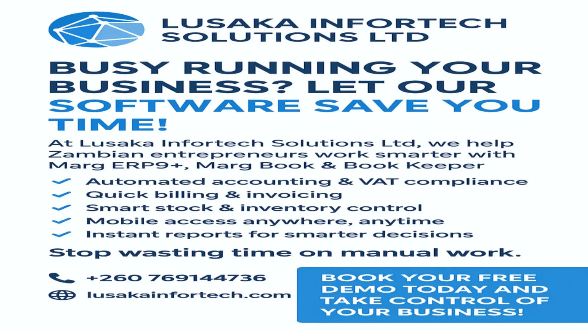 5 Ways Our Software Saves Time for Busy Zambian Entrepreneurs
